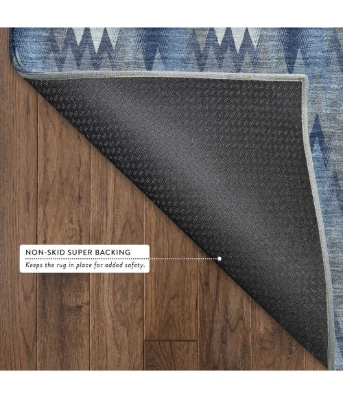 Dalyn Soft Essentials Blue SE5 2ft.6in. x 3ft.10in. Rect. Rug