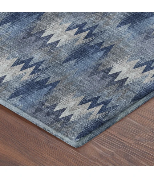 Dalyn Soft Essentials Blue SE5 2ft.6in. x 3ft.10in. Rect. Rug