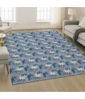Dalyn Soft Essentials Blue SE5 2ft.6in. x 3ft.10in. Rect. Rug