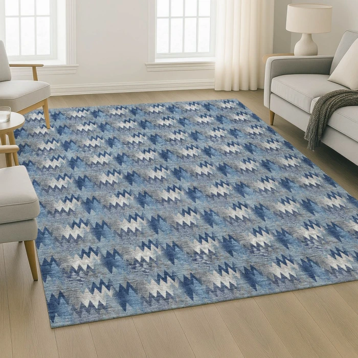 Dalyn Soft Essentials Blue SE5 10ft. x 14ft. Rect. Rug