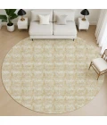 Dalyn Soft Essentials Gold SE5 8ft. x 8ft. Round Rug