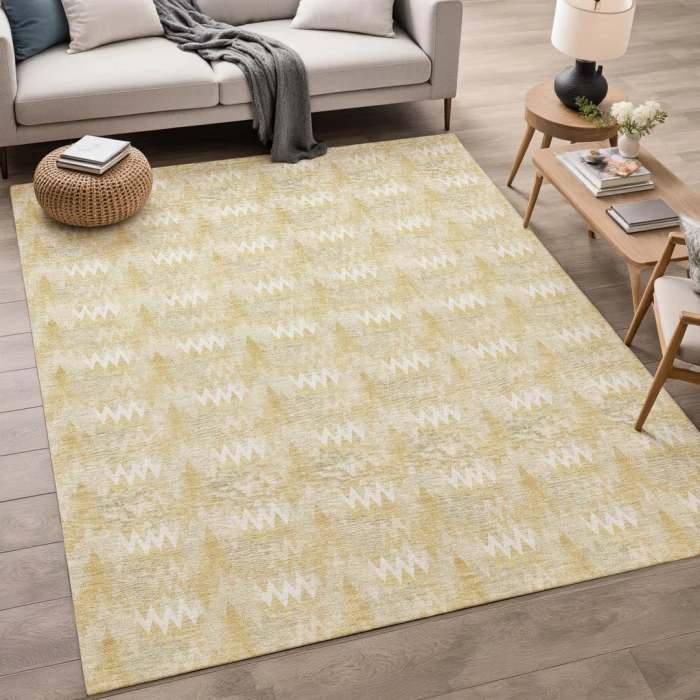 Dalyn Soft Essentials Gold SE5 9ft. x 12ft. Rect. Rug