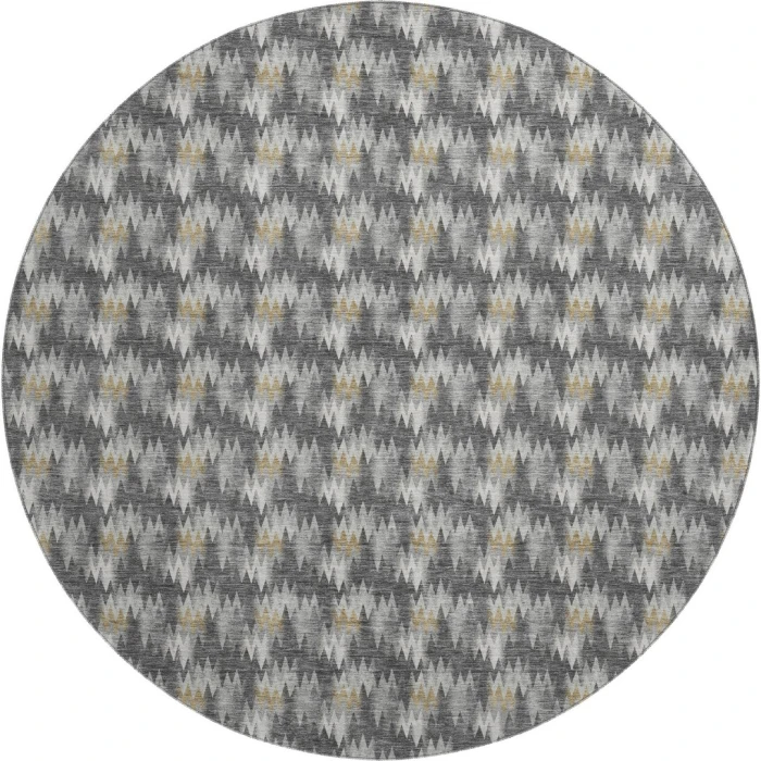 Dalyn Soft Essentials Gray SE5 8ft. x 8ft. Round Rug