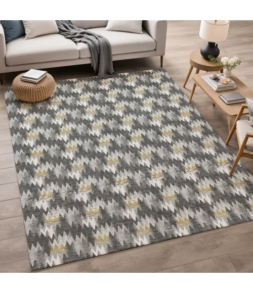 Dalyn Soft Essentials Gray SE5 2ft.6in. x 3ft.10in. Rect. Rug