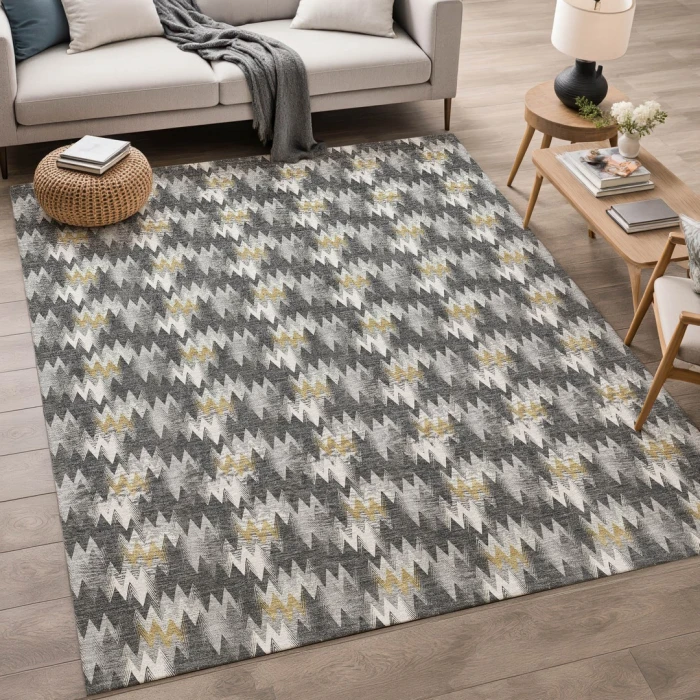 Dalyn Soft Essentials Gray SE5 2ft.6in. x 3ft.10in. Rect. Rug