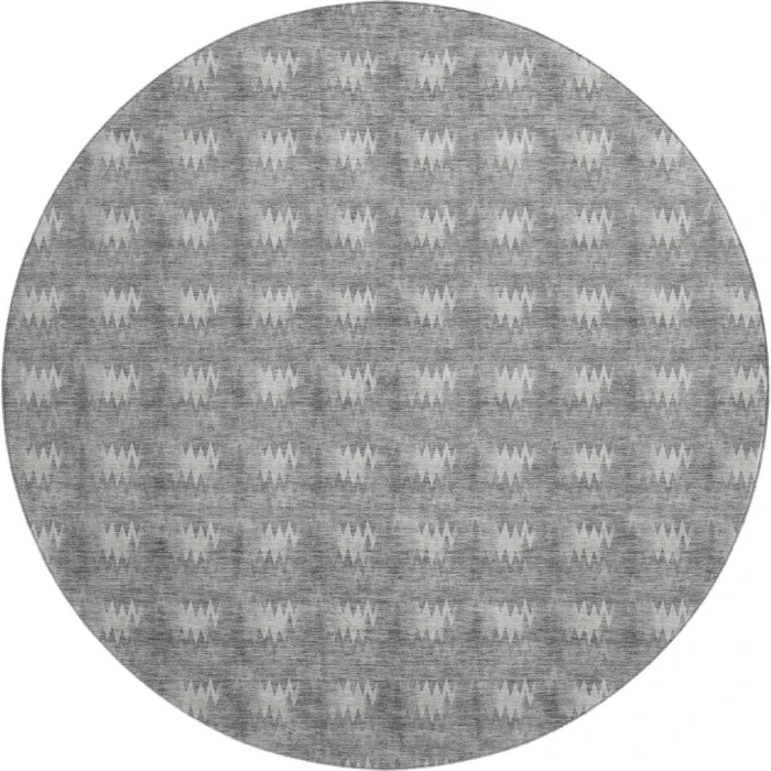 Dalyn Soft Essentials Gray SE5 8ft. x 8ft. Round Rug