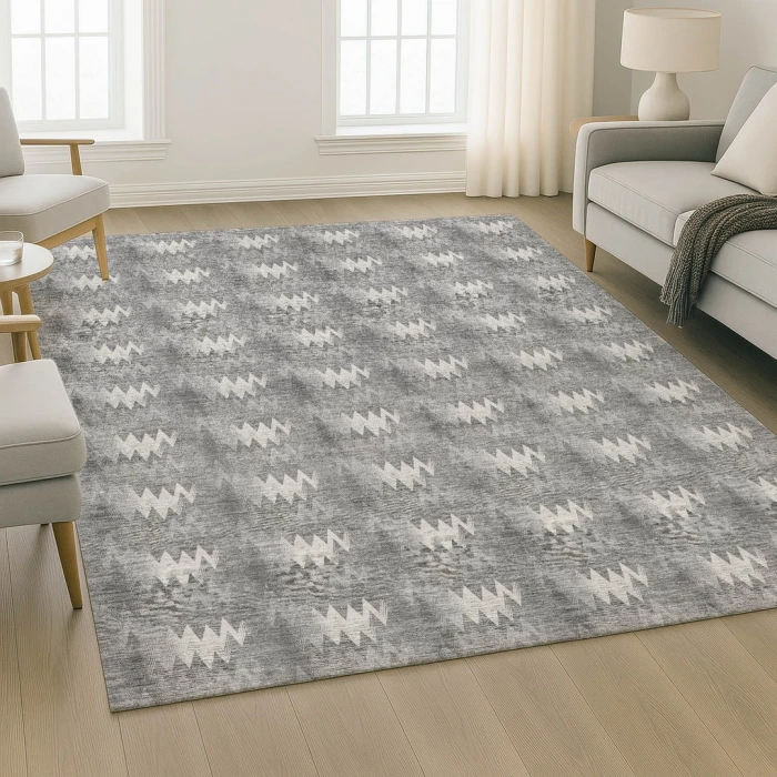 Dalyn Soft Essentials Gray SE5 2ft.6in. x 3ft.10in. Rect. Rug