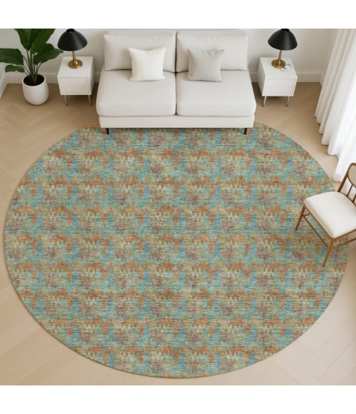 Dalyn Soft Essentials Multi SE5 8ft. x 8ft. Round Rug