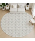 Dalyn Soft Essentials Ivory SE5 8ft. x 8ft. Round Rug