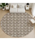 Dalyn Soft Essentials Brown SE5 8ft. x 8ft. Round Rug
