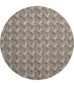 Dalyn Soft Essentials Brown SE5 8ft. x 8ft. Round Rug