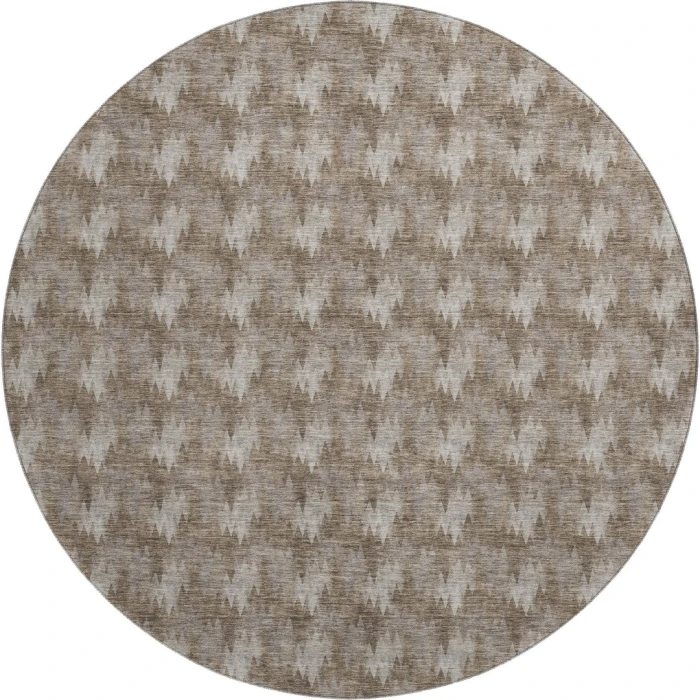 Dalyn Soft Essentials Brown SE5 8ft. x 8ft. Round Rug
