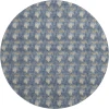 Dalyn Soft Essentials Blue SE5 8ft. x 8ft. Round Rug