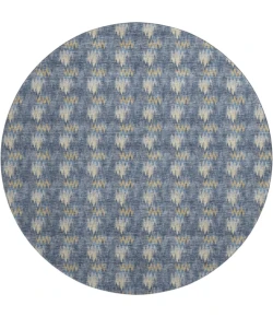 Dalyn Soft Essentials Blue SE5 8ft. x 8ft. Round Rug