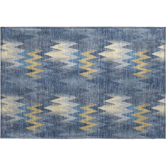 Dalyn Soft Essentials Blue SE5 1ft.8in. x 2ft.6in. Rect. Rug