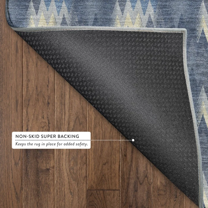 Dalyn Soft Essentials Blue SE5 9ft. x 12ft. Rect. Rug