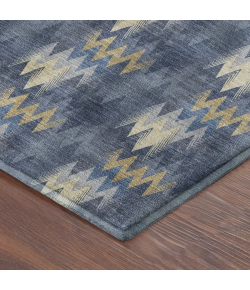 Dalyn Soft Essentials Blue SE5 1ft.8in. x 2ft.6in. Rect. Rug