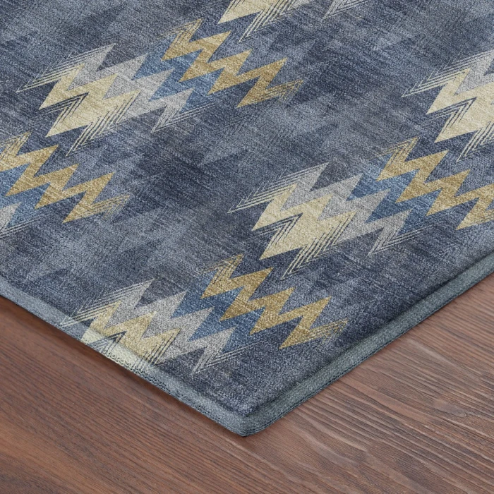 Dalyn Soft Essentials Blue SE5 9ft. x 12ft. Rect. Rug