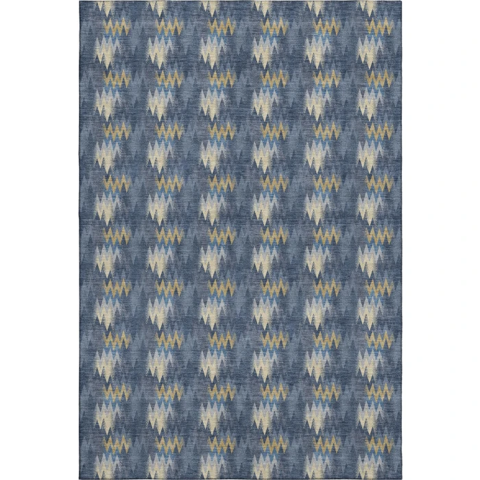 Dalyn Soft Essentials Blue SE5 9ft. x 12ft. Rect. Rug