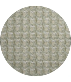 Dalyn Soft Essentials Green SE5 8ft. x 8ft. Round Rug