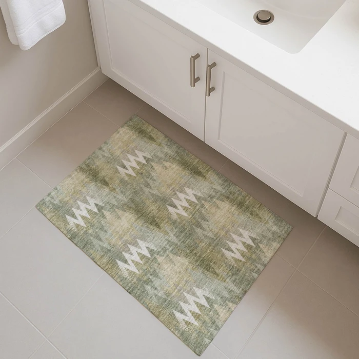 Dalyn Soft Essentials Green SE5 1ft.8in. x 2ft.6in. Rect. Rug