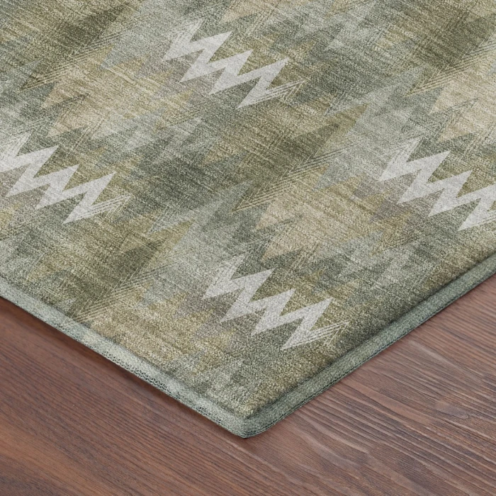 Dalyn Soft Essentials Green SE5 2ft.6in. x 3ft.10in. Rect. Rug