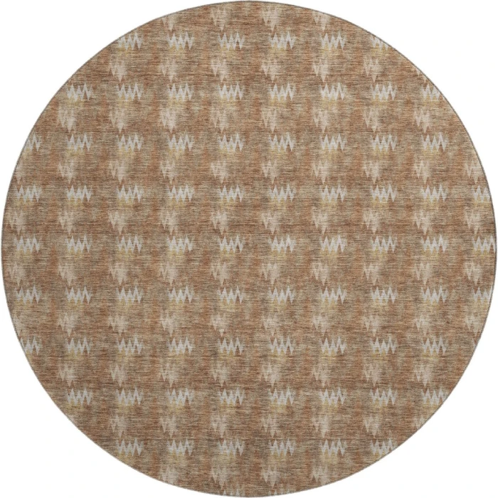 Dalyn Soft Essentials Orange SE5 8ft. x 8ft. Round Rug