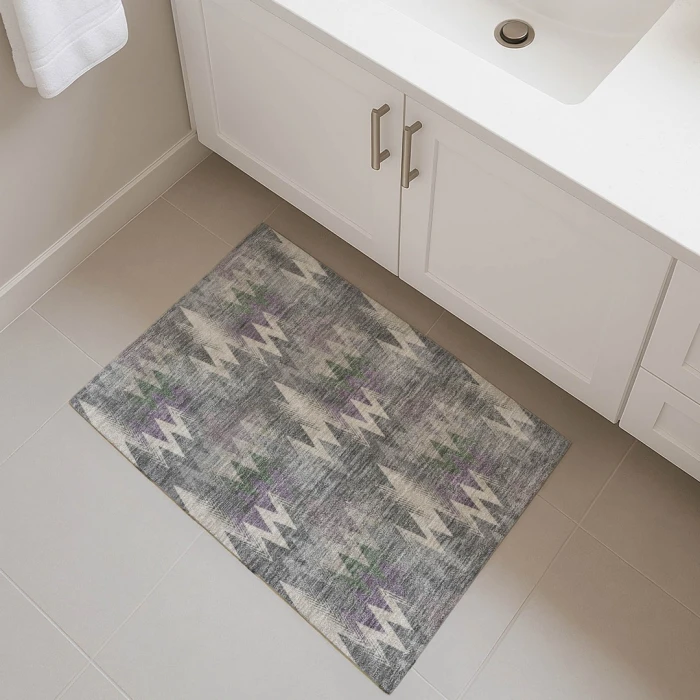 Dalyn Soft Essentials Gray SE5 1ft.8in. x 2ft.6in. Rect. Rug
