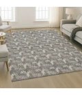 Dalyn Soft Essentials Gray SE5 2ft.6in. x 3ft.10in. Rect. Rug
