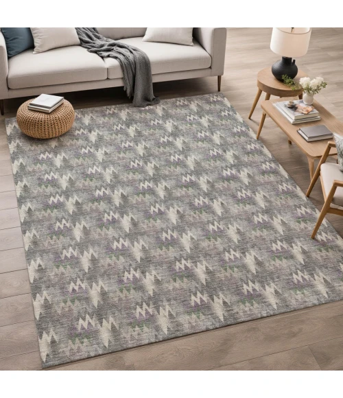 Dalyn Soft Essentials Gray SE5 2ft.6in. x 3ft.10in. Rect. Rug
