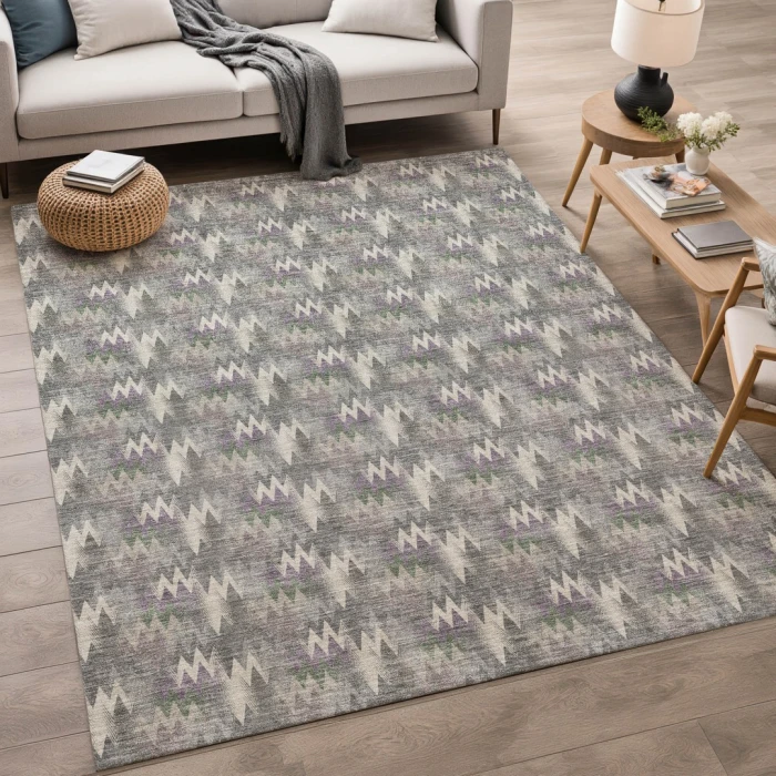 Dalyn Soft Essentials Gray SE5 2ft.6in. x 3ft.10in. Rect. Rug