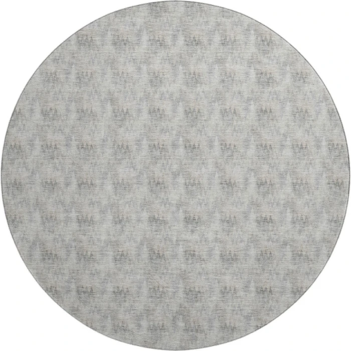 Dalyn Soft Essentials Gray SE5 8ft. x 8ft. Round Rug
