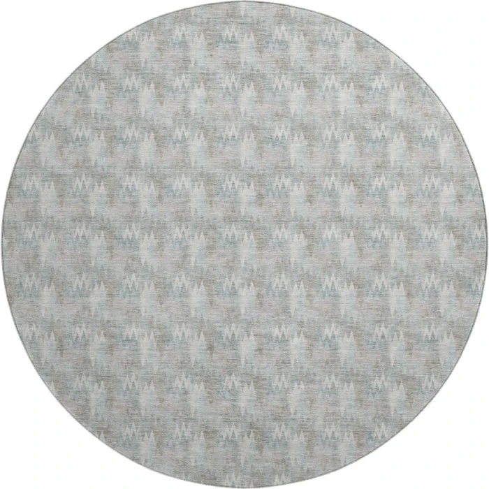 Dalyn Soft Essentials Blue SE5 8ft. x 8ft. Round Rug