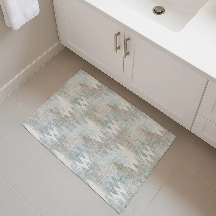 Dalyn Soft Essentials Blue SE5 1ft.8in. x 2ft.6in. Rect. Rug