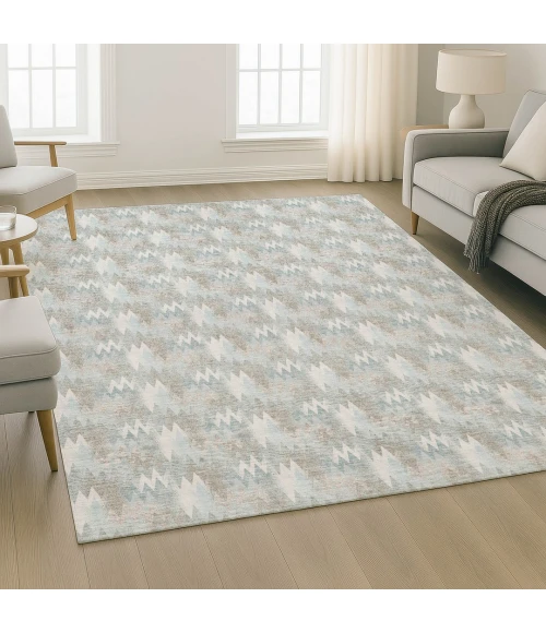Dalyn Soft Essentials Blue SE5 8ft. x 10ft. Rect. Rug