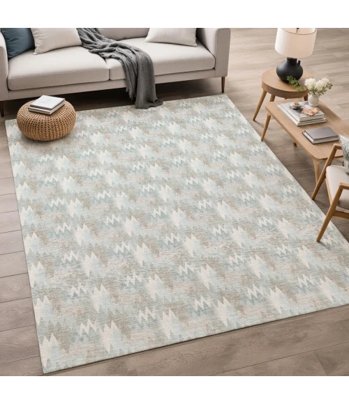 Dalyn Soft Essentials Blue SE5 8ft. x 10ft. Rect. Rug