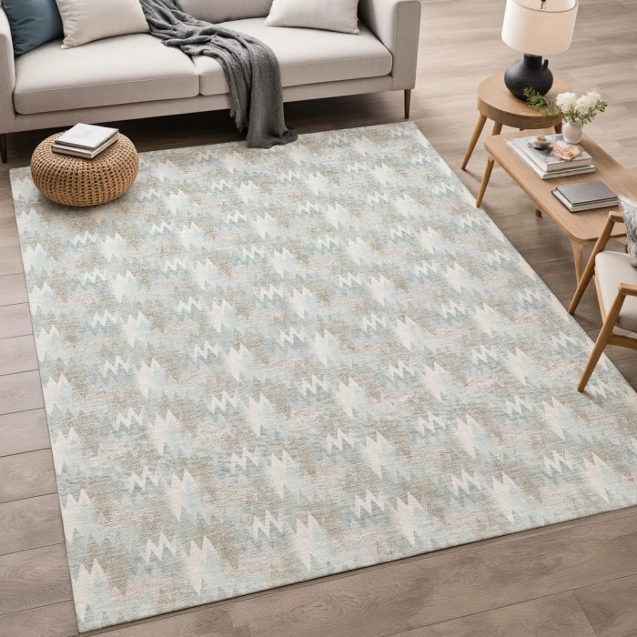 Dalyn Soft Essentials Blue SE5 10ft. x 14ft. Rect. Rug