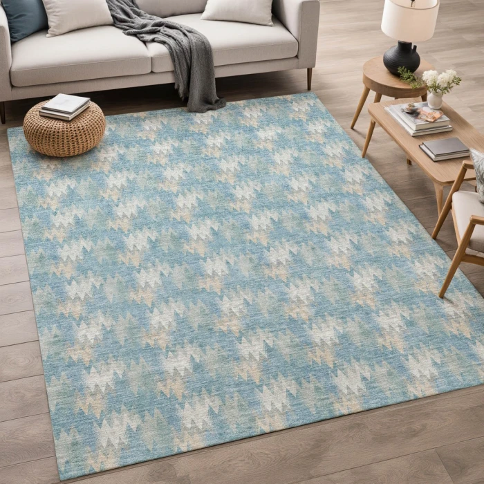 Dalyn Soft Essentials Teal SE5 2ft.6in. x 3ft.10in. Rect. Rug