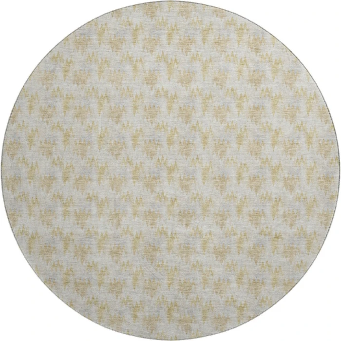 Dalyn Soft Essentials Gold SE5 8ft. x 8ft. Round Rug