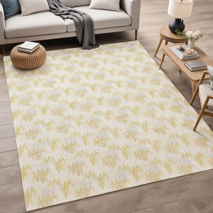 Dalyn Soft Essentials Gold SE5 9ft. x 12ft. Rect. Rug