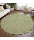 Dalyn Soft Essentials Green SE6 8ft. x 8ft. Round Rug