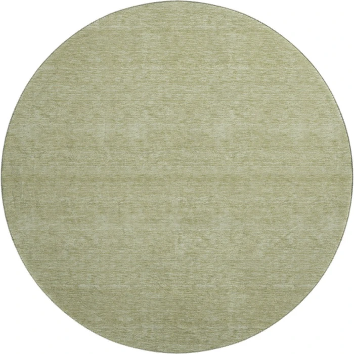 Dalyn Soft Essentials Green SE6 8ft. x 8ft. Round Rug