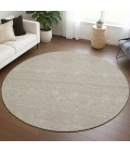 Dalyn Soft Essentials Beige SE6 8ft. x 8ft. Round Rug