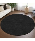 Dalyn Soft Essentials Black SE6 8ft. x 8ft. Round Rug