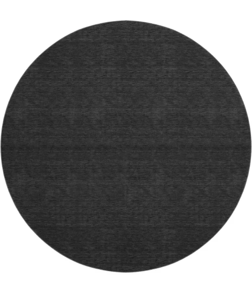 Dalyn Soft Essentials Black SE6 8ft. x 8ft. Round Rug