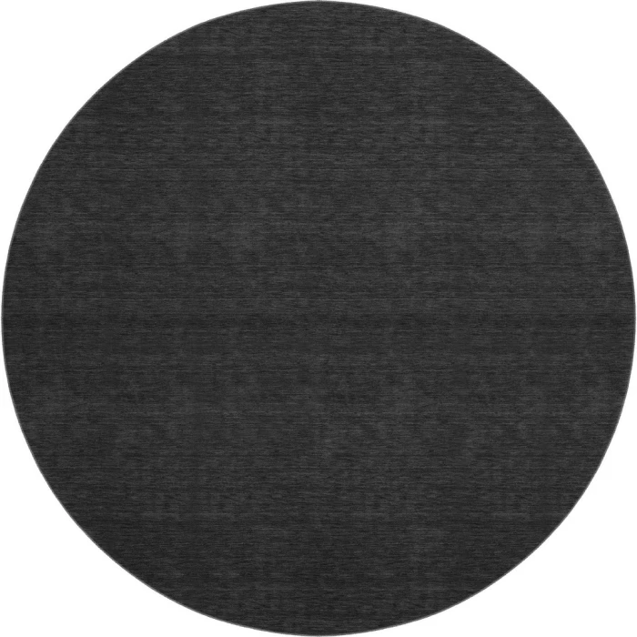 Dalyn Soft Essentials Black SE6 8ft. x 8ft. Round Rug
