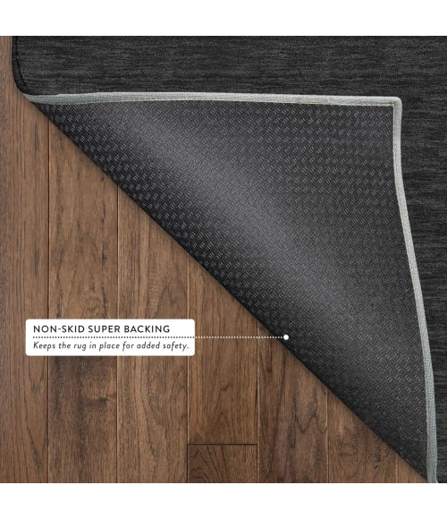 Dalyn Soft Essentials Black SE6 2ft.6in. x 3ft.10in. Rect. Rug
