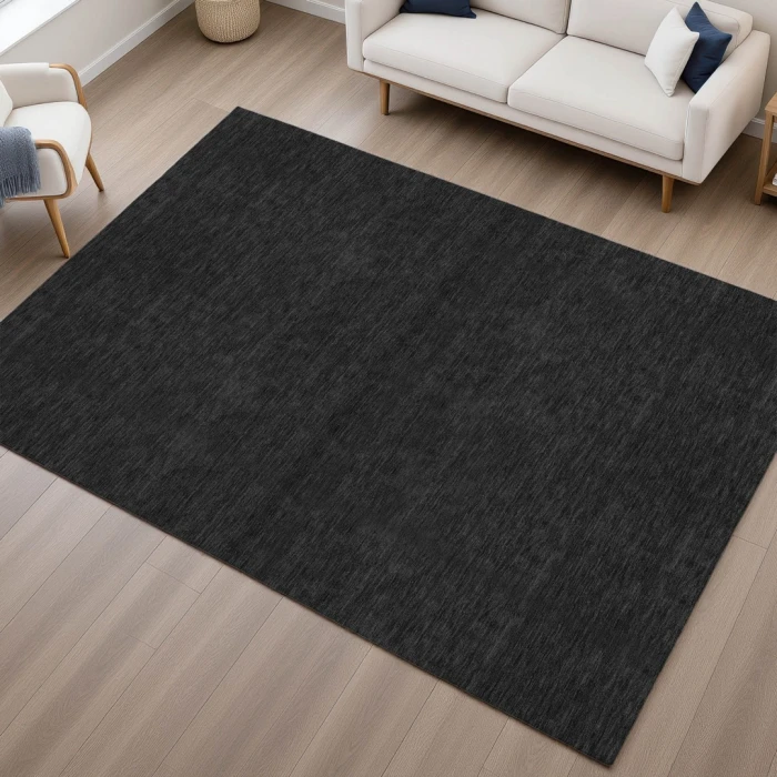Dalyn Soft Essentials Black SE6 8ft. x 10ft. Rect. Rug