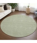 Dalyn Soft Essentials Green SE6 8ft. x 8ft. Round Rug