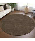 Dalyn Soft Essentials Brown SE6 8ft. x 8ft. Round Rug